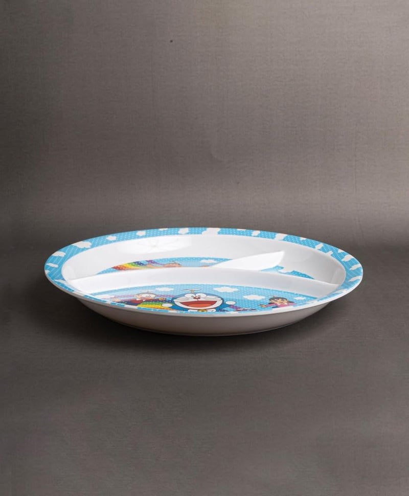 Superware Doraemon Rainbow Melamine 3 Section Plate T383 for Kids - Image 4