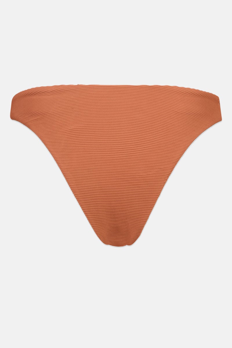 Billabong Women Ribbed Bikini Bottom, Brown - Image 2