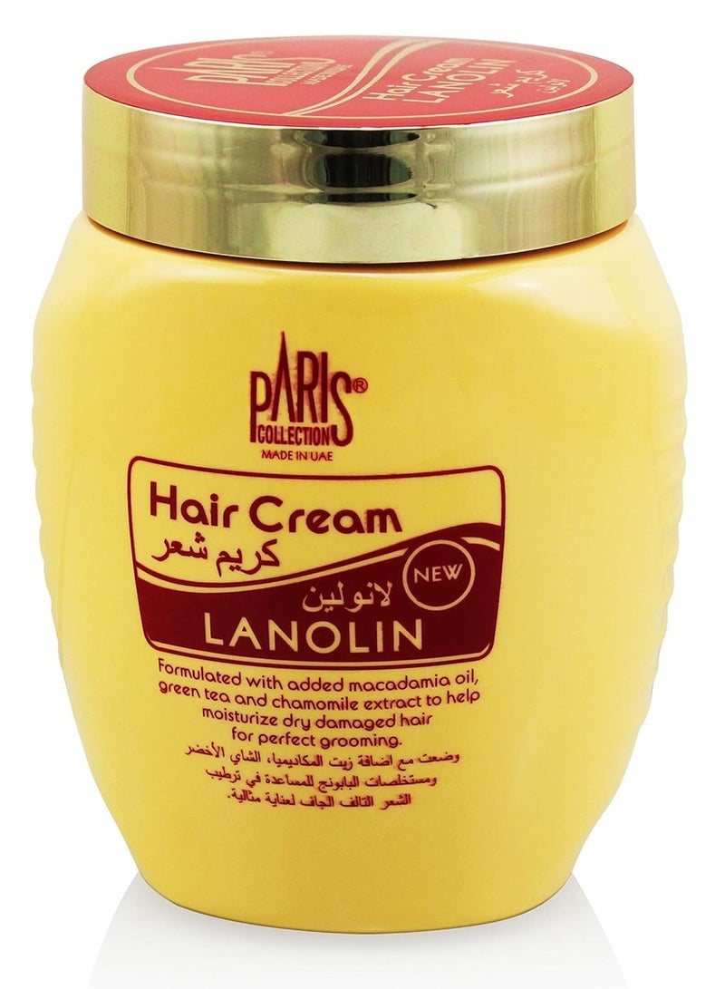 Paris Collection Lanolin Hair Cream Unisex 475ml - Image 1