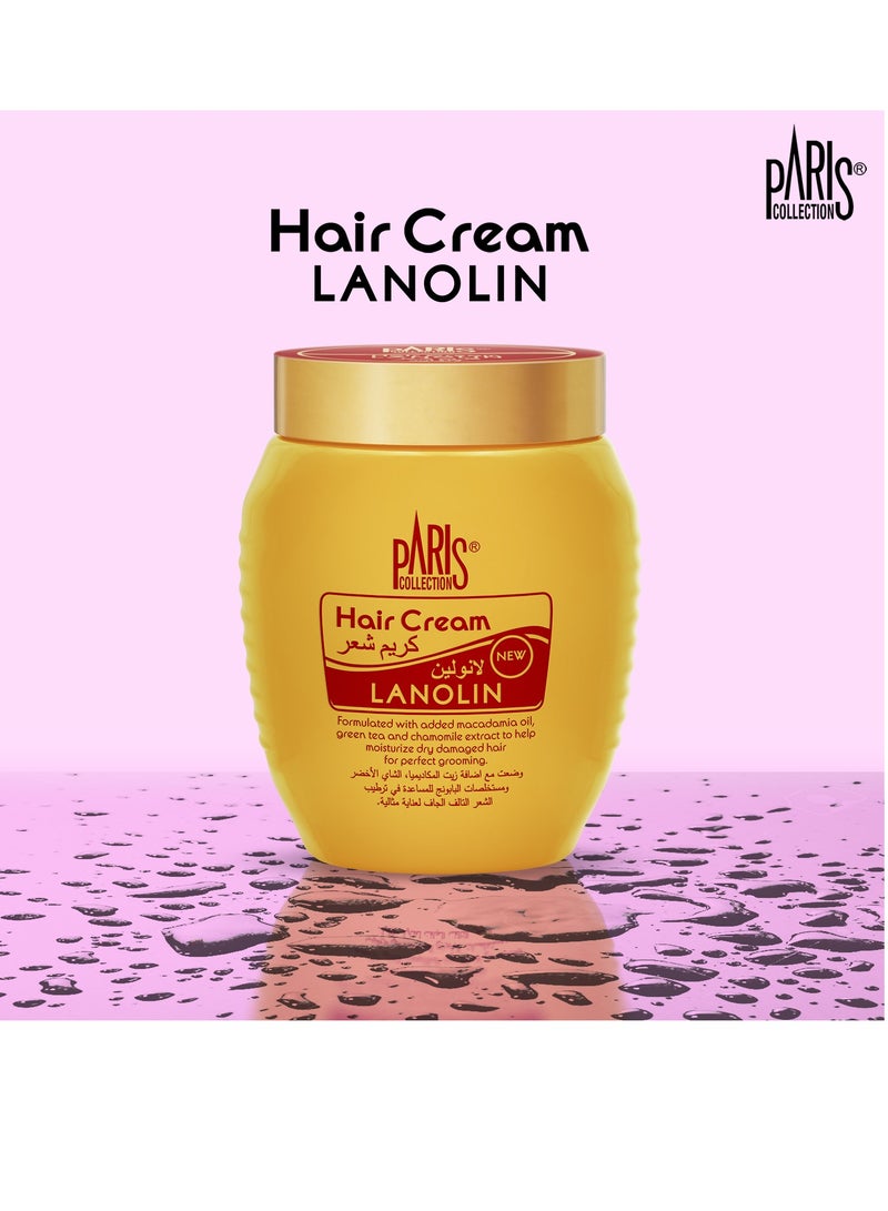 Paris Collection Lanolin Hair Cream Unisex 475ml - Image 3