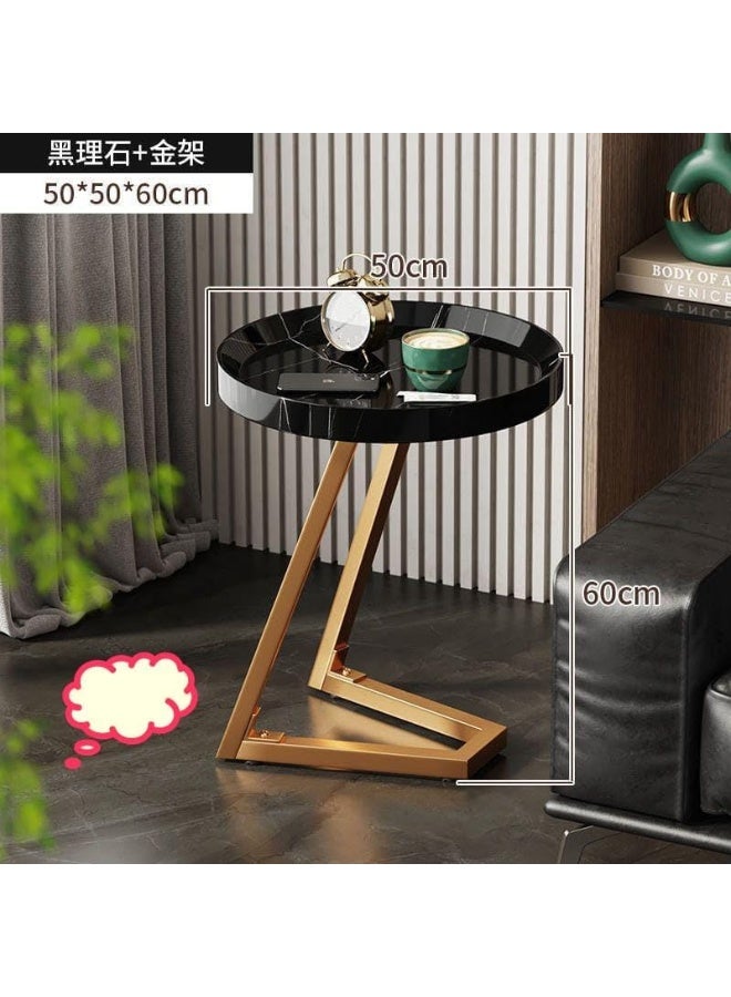 Shaped End Table Metal Side Table For Household Living Room Sofa Side Table Simple And Modern Coffee Table Bedside Table - Image 2