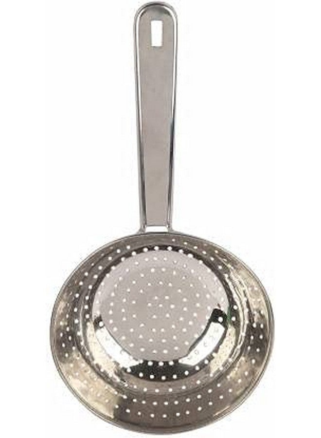 PUTHAK مصفاة بوهة من الفولاذ المقاوم للصدأ بحجم متوسط لون فضي (عبوة فضية من 1) - Image 2