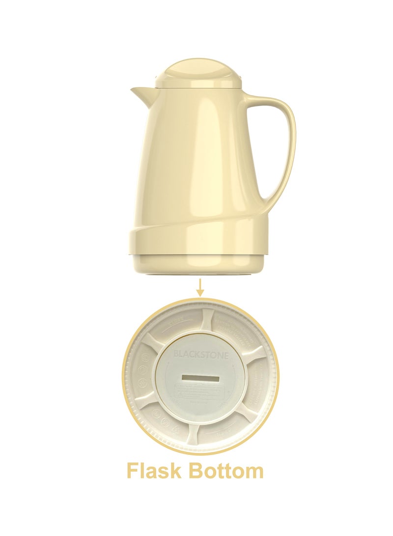 BLACKSTONE قارورة فاخرة مع ترمس مفرغ من الهواء مقاوم للتسرب من زجاج شونفان باللون الوردي - Image 3