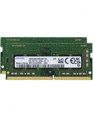 مجموعة وحدة ذاكرة RAM DDR4مكونه2x8GB من قطعطين 16GB 3200Mhz PC4-25600 SODIMM 1Rx8 CL22 1.2 فولت لابتوب نوت بوك RAM ترقية M471A1K43EB1-CWE - pzsku/Z735E67C9E4C28D329608Z/45/_/1738520707/46aaeaf9-f4e5-4614-ae51-bbcabff68799