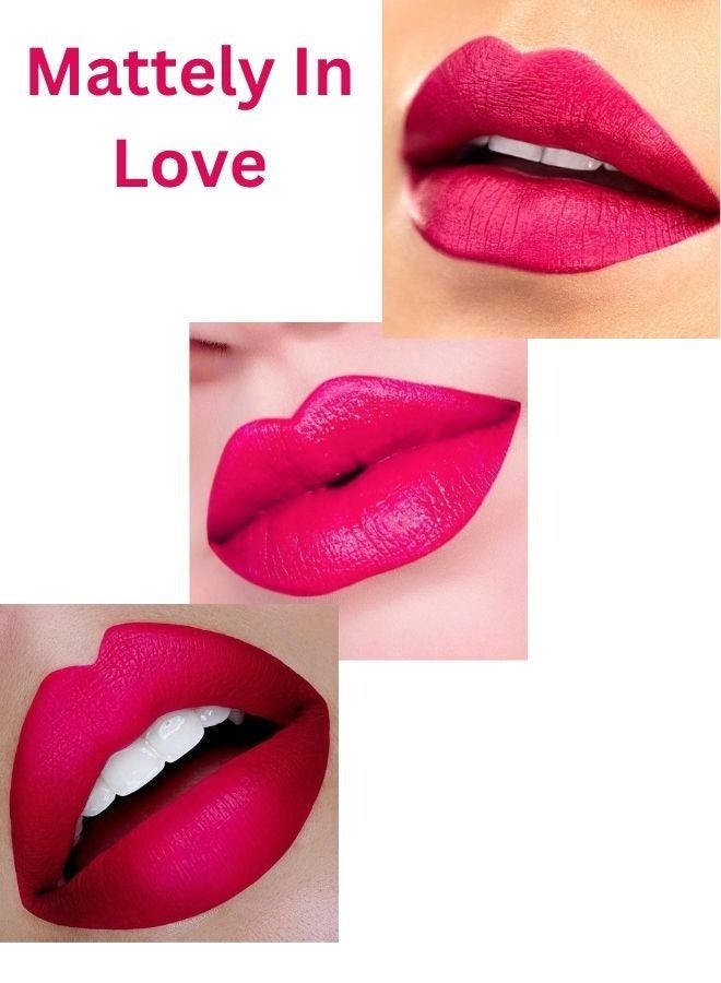 Milani Amore Matte Lip Crème, Shade 06 Mattely In Love, 6g - Long-Lasting, Full Coverage Matte Liquid Lipstick - Image 3