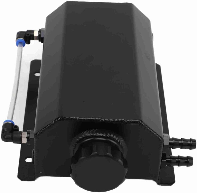 خزان تدفق مبرد عالمي، خزان مرشح من سبيكة الألومنيوم، سعة 2 لتر، مزود بختم محكم لضمان أداء محرك متين (أسود) - Image 5