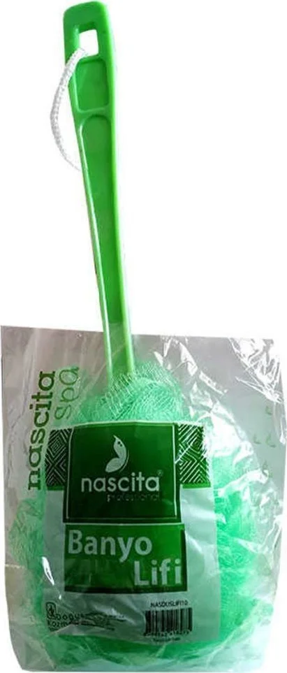 ناسيتا Bathroom Shower Loofah with Handle Green (From Abroad)