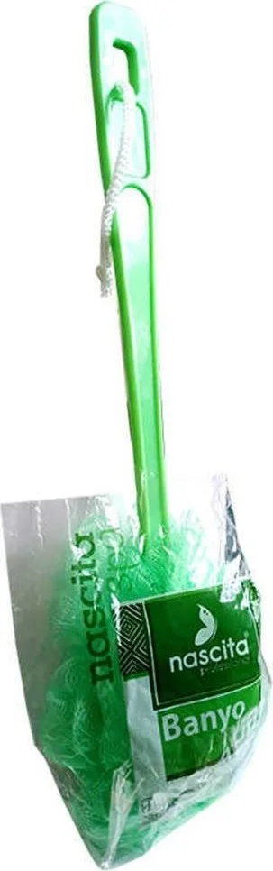 ناسيتا Bathroom Shower Loofah with Handle Green (From Abroad)