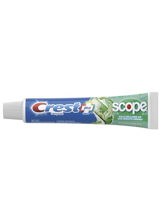 Crest Crest + Scope Complete Whitening Toothpaste Minty Fresh - 5.4 oz (153 g) - Pack of 2  - Image 1