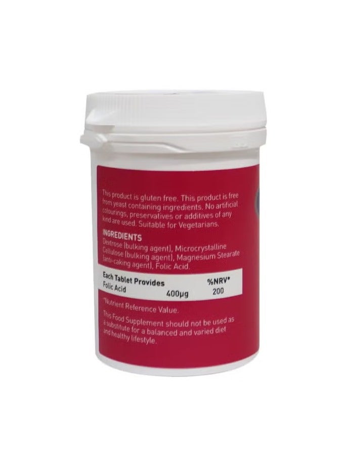 Valupak Folic Acid 400 mcg Tablets 90's - Image 2