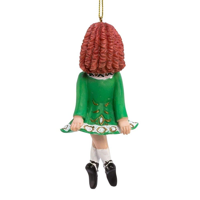 Kurt S. Adler Irish Dancer Ornament, 4.5-inches, Resin, Green - Image 2