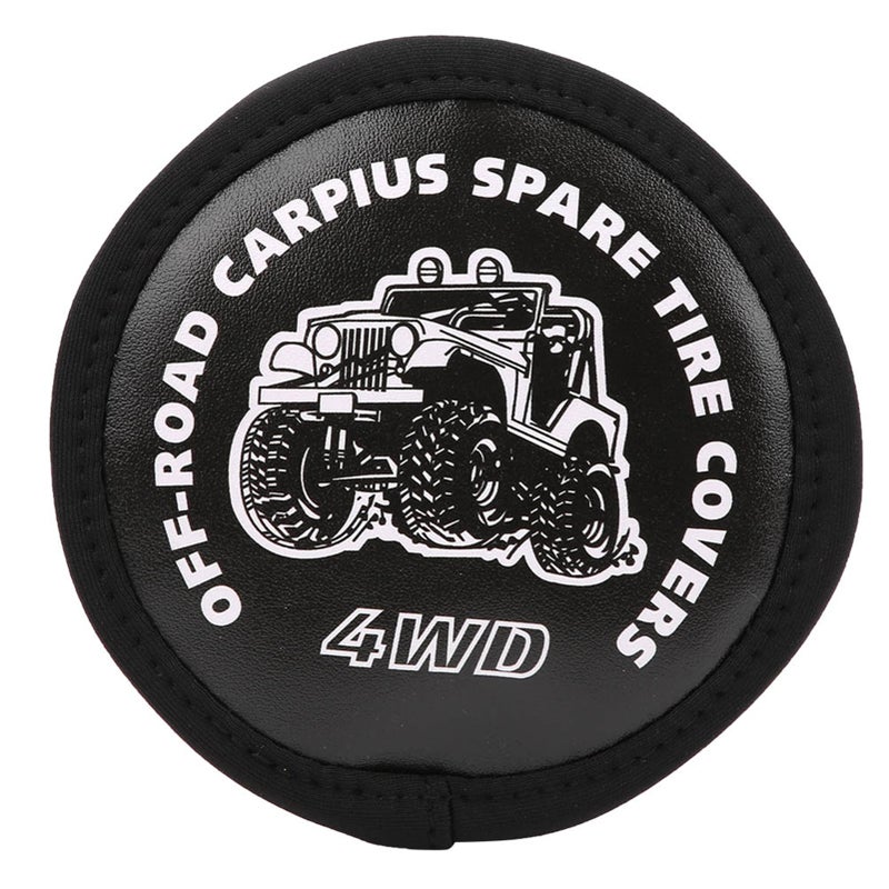 Spare Tire Tyre Cover Body Parts Dustproof Cover Mood Decoration for 1/10 RC CarB type - Image 1