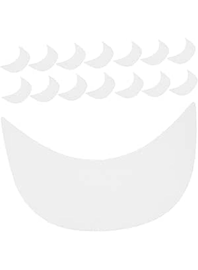 20pcs Baseball Cap Brim Inserts Hat Shaper Liners For Crown Forming Supplies - Image 1