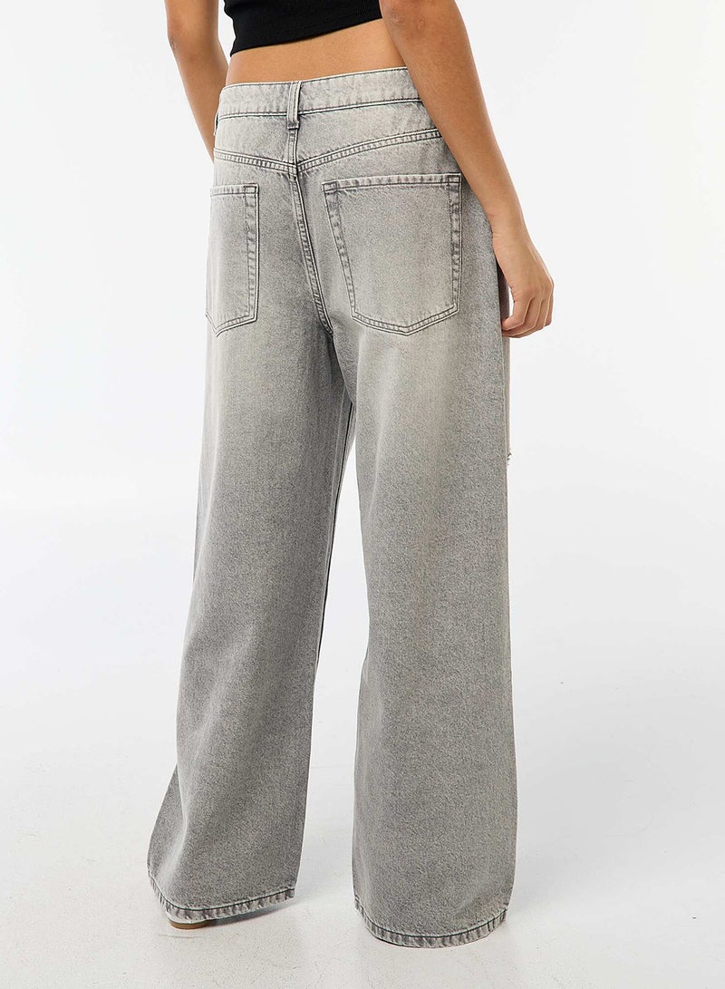 Kiabi Low-Rise Baggy 5-Pocket Jeans - Image 3