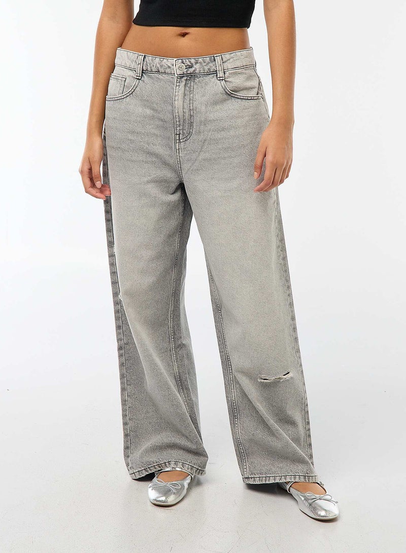 Kiabi Low-Rise Baggy 5-Pocket Jeans - Image 2