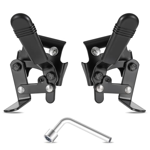 Hariendny Heavy Duty Wheelchair Brakes, Wheel Locks, Universal Brake Replacement Parts for 7/8" Tubing, Side Mount Bolt on Style (1 Pair) - Image 1