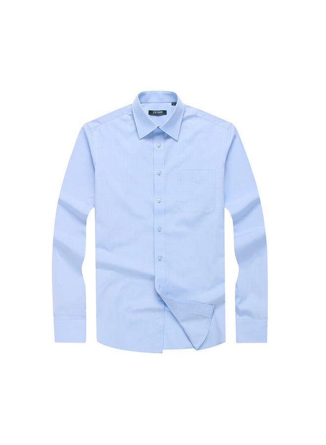 Youngor Men's Autumn And Winter New Official Business Commute Slim-fit Casual Long-sleeve Shirt 170049i - Image 3