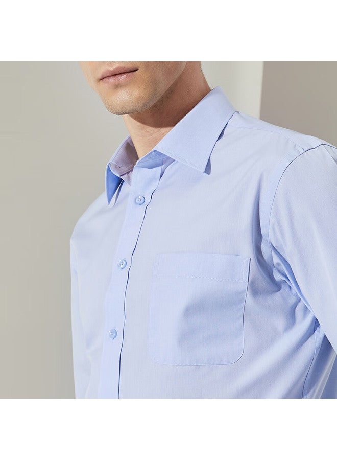 Youngor Men's Autumn And Winter New Official Business Commute Slim-fit Casual Long-sleeve Shirt 170049i - Image 2