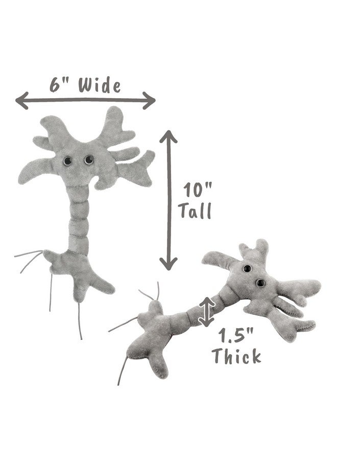 Giant Microbes GIANTmicrobes Brain Cell Plush, Neuron Plush, Neuroscience Gift, Neurology Gifts, Science Plushies, Neuron Model Anatomy, Psychology Gifts, Psychology Decor, Brain Gift, TBI, Mental Health Awareness - Image 4