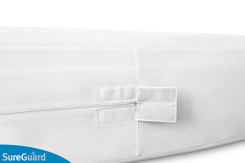 SureGuard Mattress Protectors Queen (17-20 in. Deep) SureGuard Mattress Encasement - 100% Waterproof, Bed Bug Proof, Hypoallergenic - Premium Zippered Six-Sided Cover  - Image 4