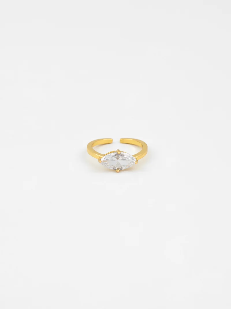 Lichi  Ring with a large crystal for Women | Best Price UAE