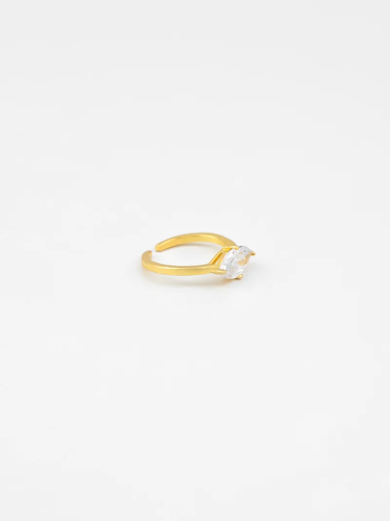 Lichi  Ring with a large crystal for Women | Best Price UAE