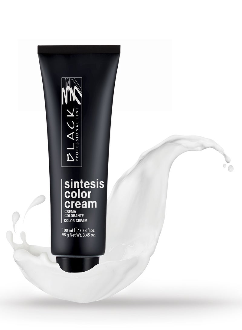 Black Professional Black Sintesis Color Cream Aubergine 4.22/4.77 – Permanent Hair Color with Deep Eggplant Hue, 100ml for Radiant and Long-Lasting Results - Image 4