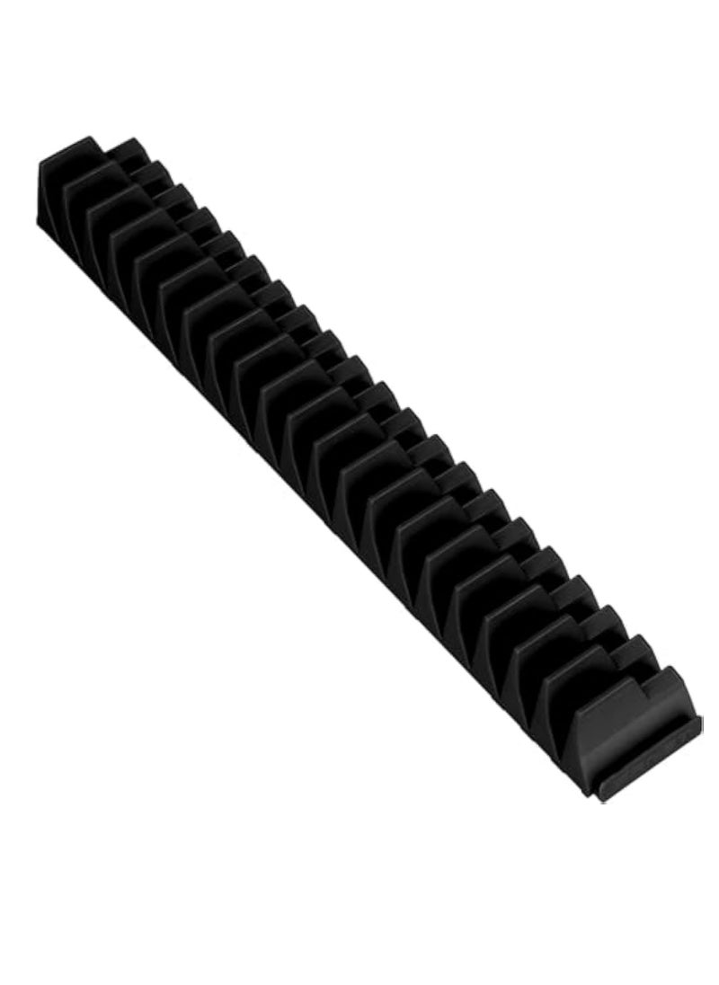 KASTWAVE 20 Pcs Magnetic Wrench Pro Wrench Storage, Tool Drawer Organizers, for 20 Wrenches - Black  - Image 5