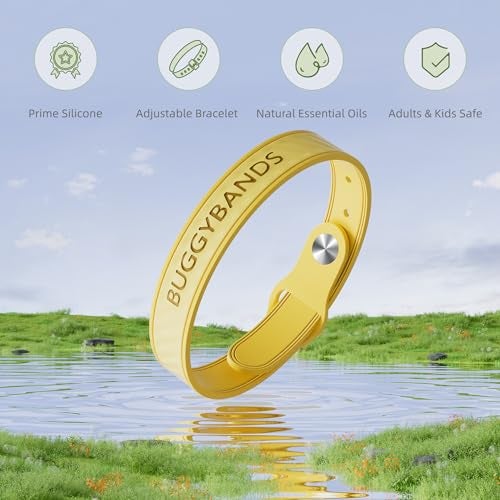 BuggyBands Mosquito Repellent Bracelets, 6 Pack Silicone Mosquito Repellent Bands with DEET Free, Natural & Waterproof Bug Wristbands for Kids and Adults, Outdoor Traveling Protection - Image 5