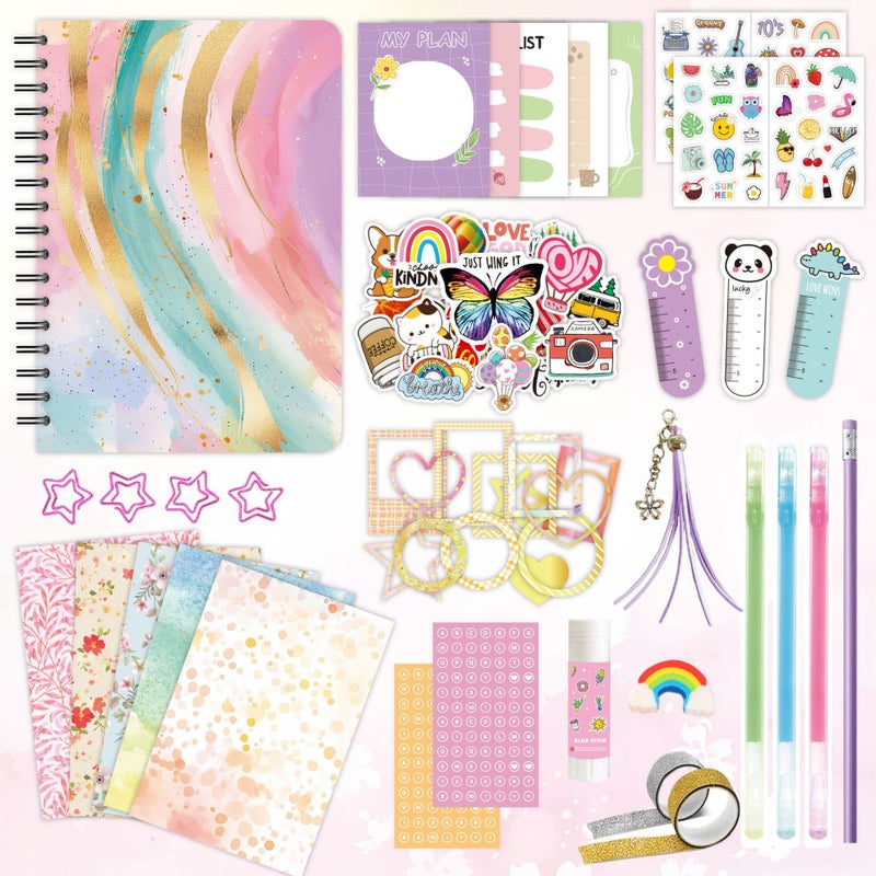 DIY Diary Set for Kids 4+ Scrapbook Gift Stationery - Image 3