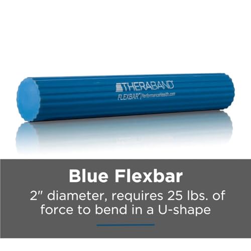 TheraBand Thera-Band FlexBar - Blue - Heavy Resistance - Image 5