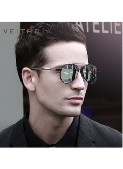 Veithdia Original VEITHDIA Sunglasses for males Polarized UV400 protection With Full Set Sun Protection Category 3 Suitable for driving car Light Weight pilot style For men  - Image 3