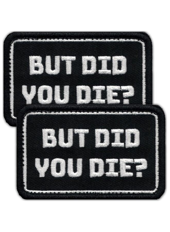 LAMAY 2PCS Patch Includes Funny Morale Hook Loop Military Patches, Tactical Patches for Backpacks, Hats, Bags, and Equipment - Image 1