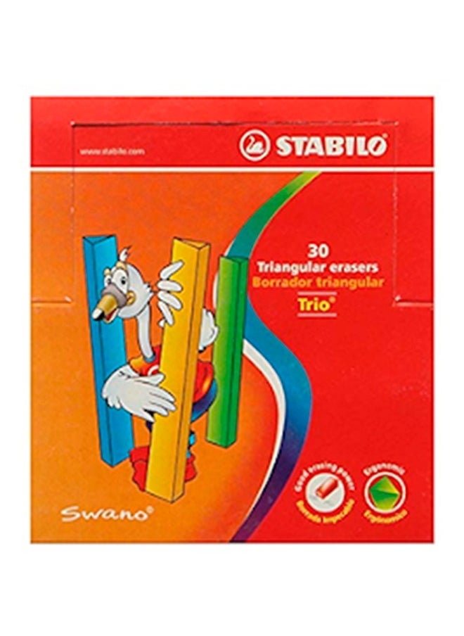 STABILO Trio Eraser 30 Piece Pack Of 30 