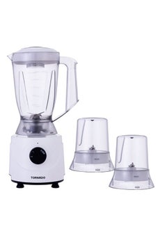Tornada Tornado Blender, 400 Watt, 1.5 Liter, 2 Speeds, 2 Mills, BL400/2 - White 