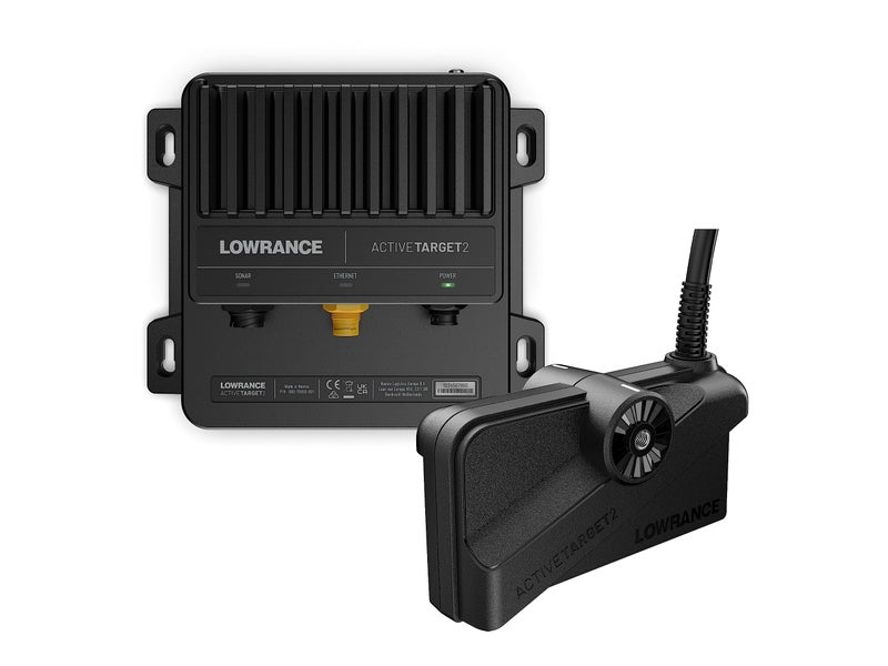 مجموعة Lowrance 00015959001 ActiveTarget 2 تشمل وحدة الاستشعار مع كابل بطول 25 قدم وحوامل