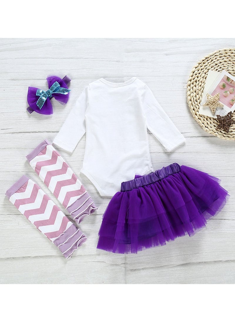 وي هابي نصف عام حفلة عيد ميلاد فستان بتصميم حالم زي الدعامة - Image 3