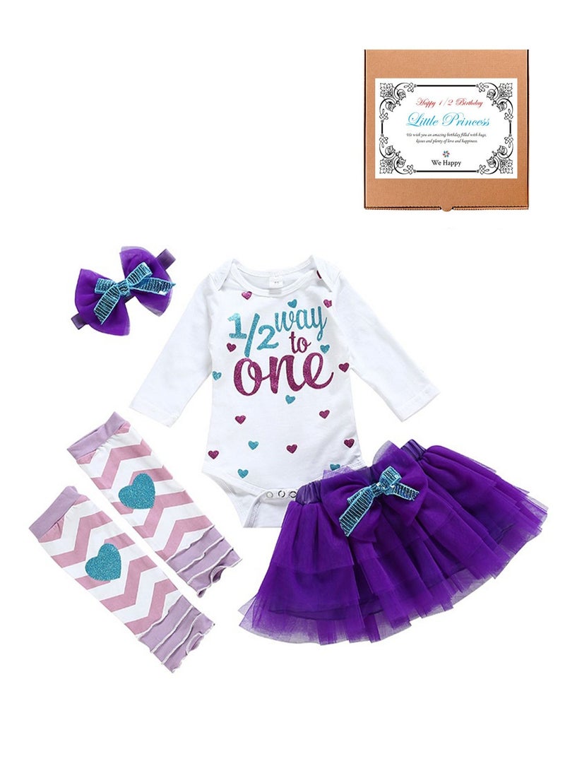 وي هابي نصف عام حفلة عيد ميلاد فستان بتصميم حالم زي الدعامة - Image 1