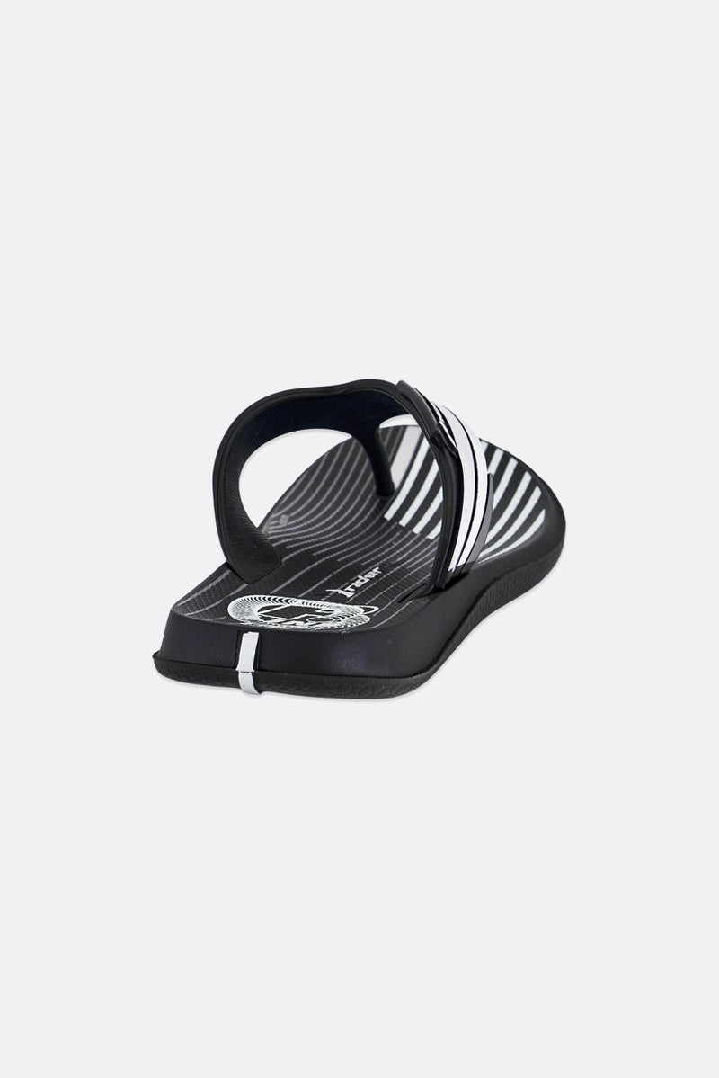 RIDER Kids Boy R Line II Slip On Slippers, Black - Image 3
