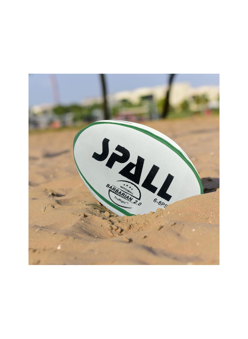 سبال كرة الرجبي للشباب والكبار، الرياضة في الهواء الطلق، احترافية من المطاط الصناعي، قبضة دعم شديدة التحمل، كرة قدم متينة مخيطة من هان، كرات رسمية للتدريب القياسي - Image 3