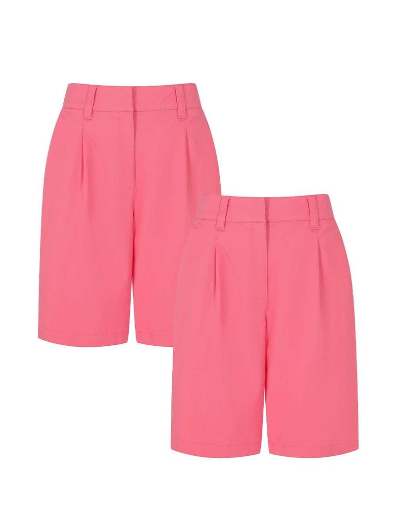 Termit Women's 2-Pack Casual Shorts – Breathable Lightweight Cotton-Blend Summer Shorts with Pockets for Beach, Sports, Travel & Daily Wear - Image 1