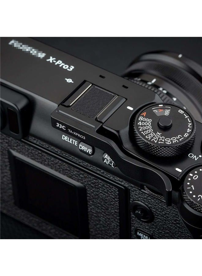 JJC Deluxe Metal Thumb Up Grip for Fujifilm Fuji X-Pro3 X-Pro2 X-Pro1 Xpro3 Xpro2 Xpro1 Digital Mirrorless Camera Thumb Support - Image 2