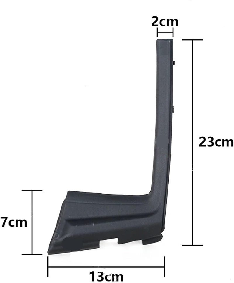 Wivplex Front Windshield Wiper Water Deflector for Toyota Yaris - Image 2