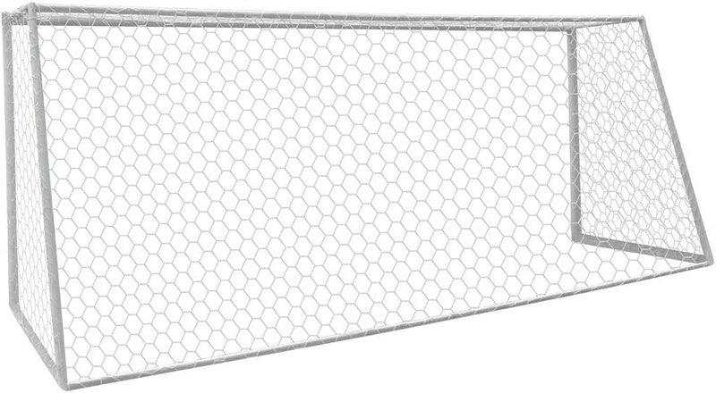 Aoneky Polyester Soccer Goal Net 4 mm Cord Replacement Full Size Football Post Net Heavy Duty Soccer Netting NOT Include Posts 16 x 7 Ft