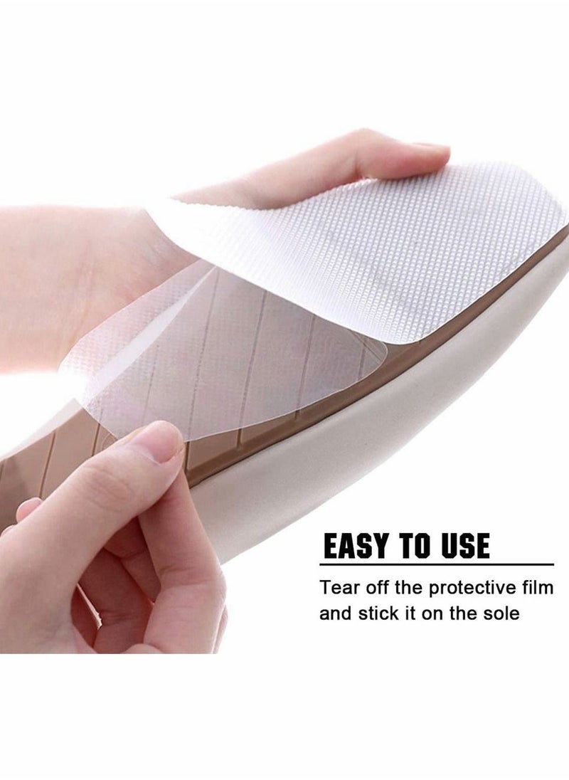 SYOSI - Anti-Slip Shoe Grip Sticker, Self-Adhesive Crystal Clear Protector Slip Resistant High Heels Shoe Sole Cover, Sole Cover Protectors, Suitable for High Heels Business Leather Shoes (39 x 3.9 Inch) - Image 1