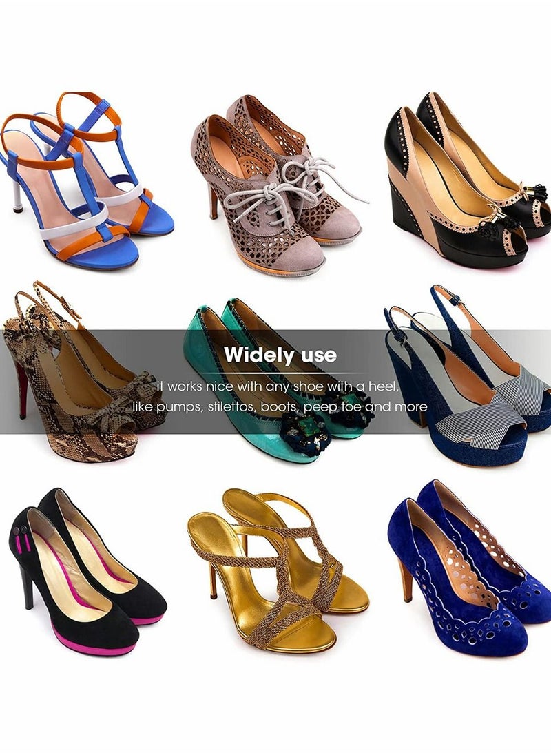 SYOSI - Anti-Slip Shoe Grip Sticker, Self-Adhesive Crystal Clear Protector Slip Resistant High Heels Shoe Sole Cover, Sole Cover Protectors, Suitable for High Heels Business Leather Shoes (39 x 3.9 Inch) - Image 1