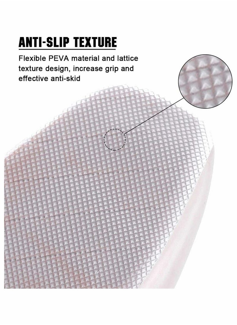 SYOSI - Anti-Slip Shoe Grip Sticker, Self-Adhesive Crystal Clear Protector Slip Resistant High Heels Shoe Sole Cover, Sole Cover Protectors, Suitable for High Heels Business Leather Shoes (39 x 3.9 Inch) - Image 1
