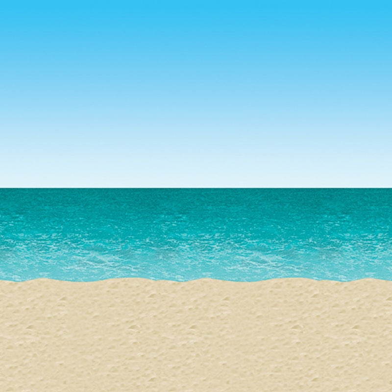 Beistle Ocean and Beach Backdrop (52001) - Image 4