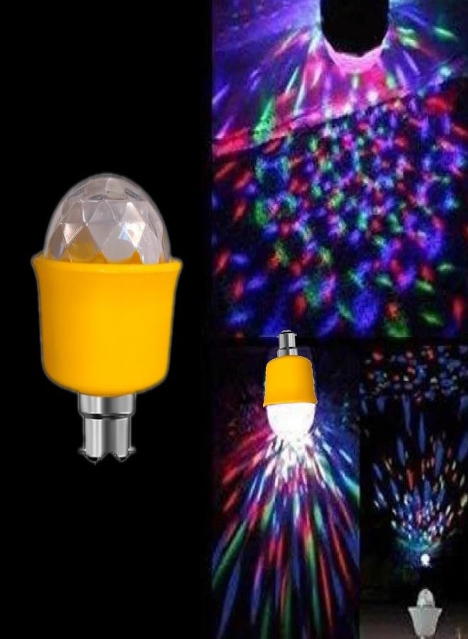 Doctorspare LED RGB Bulb for Decoration With Stand (B22 Base) - Non-Rotating, for Mandir/Festival/Birthday - Image 2