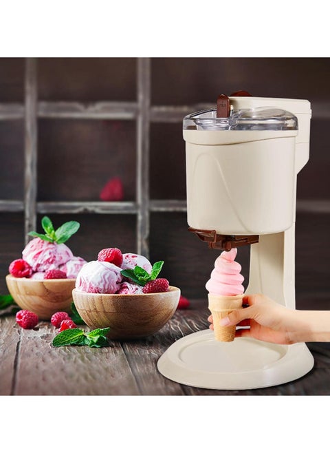 Ice Cream Makers Fully Automatic Mini Fruit Soft Serve Ice Cream Machine Simple One Push Operation Great For Making Healthy Soft Serve Sherbet